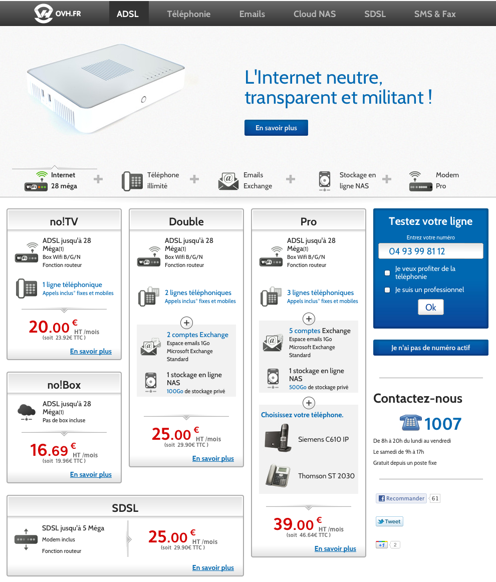 Ou est l'offres adsl ovh à 9,98€ ?